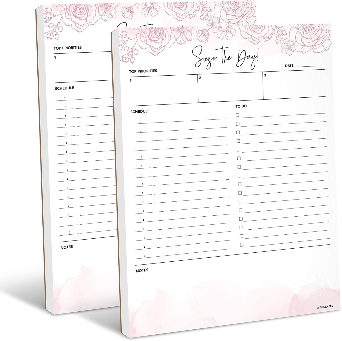 Daily Planner Notepad - 8.5x11 To Do List Organizer