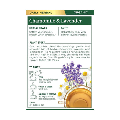 Traditional Medicinals Organic Chamomile Herbal Tea, 16 Count