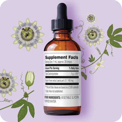 Botanic Choice Passion Flower Liquid Extract, Classic Calming Herb