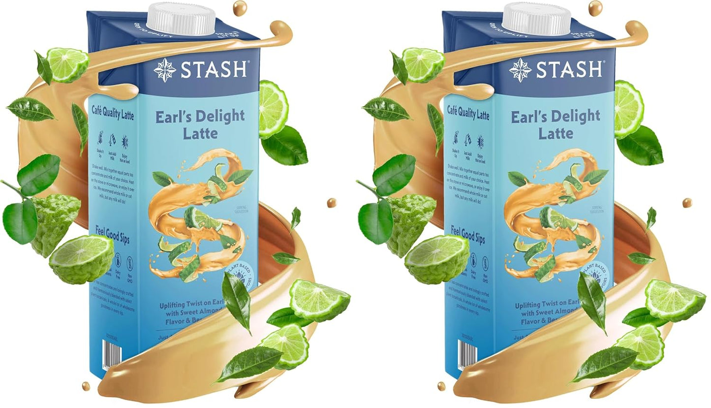 STASH Double Spice Chai Latte - Dairy Free Plant Based Tea Concentrate - Caffeinated - 32 fl oz, 5 Servings
