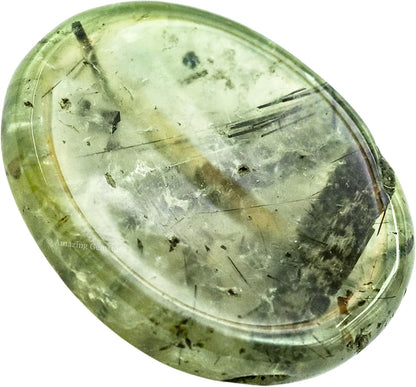 Amazing Gemstone Labradorite Thumb Worry Stone, Anxiety Stone, Healing Crystals - Piedra Crystal Fidget for Gift, Meditation, Calming, Relaxation, Stress Relief - Colors B