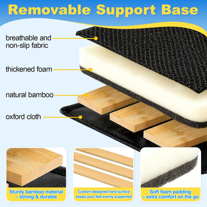 Airplane Foot Hammock for Plane Travel 2 Pack