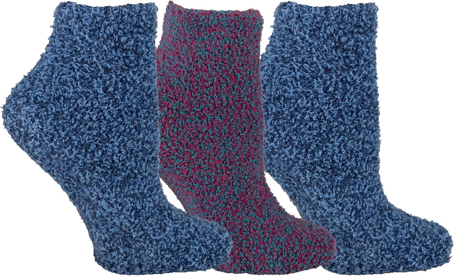 Dr. Scholl's Womens Low Cut Soothing Spa - Lavender & Vitamin E Infused 2 3 Pair Packs Bottom Grippers Sock, Blue, Pink/Blue, 4-10 US
