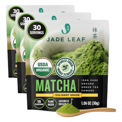 Jade Leaf Matcha Powder, Organic Culinary Grade, 30g / 1.06oz