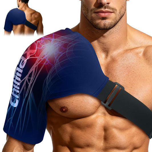 Shoulder Ice Pack Wrap for Rotator Cuff Cold Therapy Brace