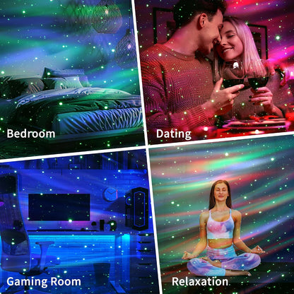 itayak Galaxy Star Projector,Nebula LED Night Light for Room Decor, Ocean Wave Starry Sky Light Projector for Bedroom Home Theater, Remote & Bluetooth Speaker, Christmas for Kids Boy Girl Adults