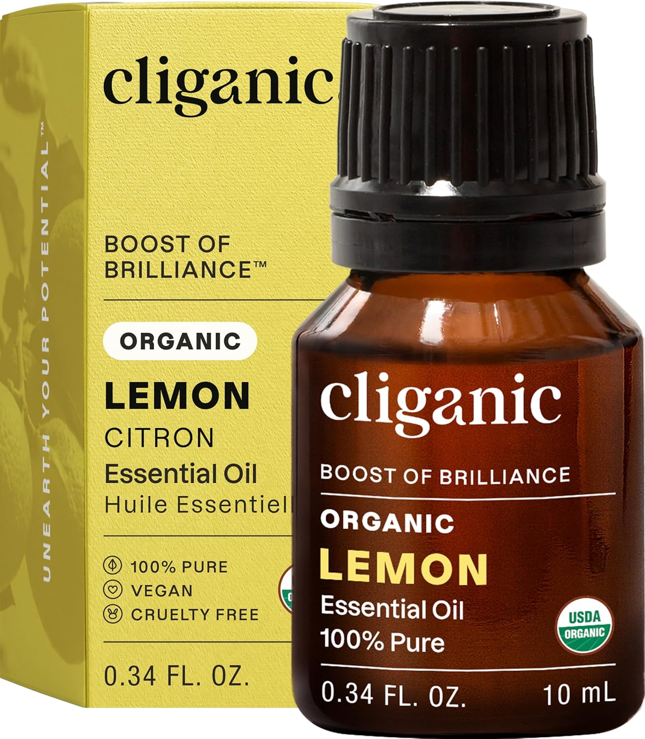Cliganic Organic Lavender Essential Oil - 100% Pure Natural Undiluted, for Aromatherapy Diffuser | Non-GMO Verified - Colors B