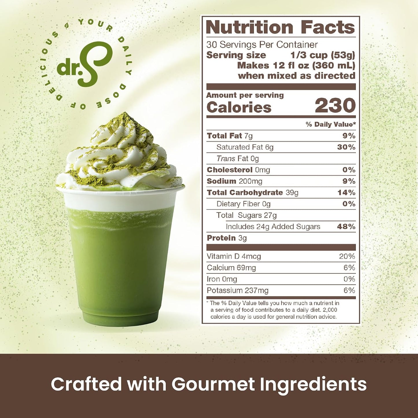 Café Essentials Matcha Green Tea Latte Frappe Mix – No Artificial Colors, Flavors, or Sweeteners – Shelf Stable – 51mg of Caffeine – Great for Hot, Iced, & Frozen Frappes (3.5 lb Bag, 30 Servings)