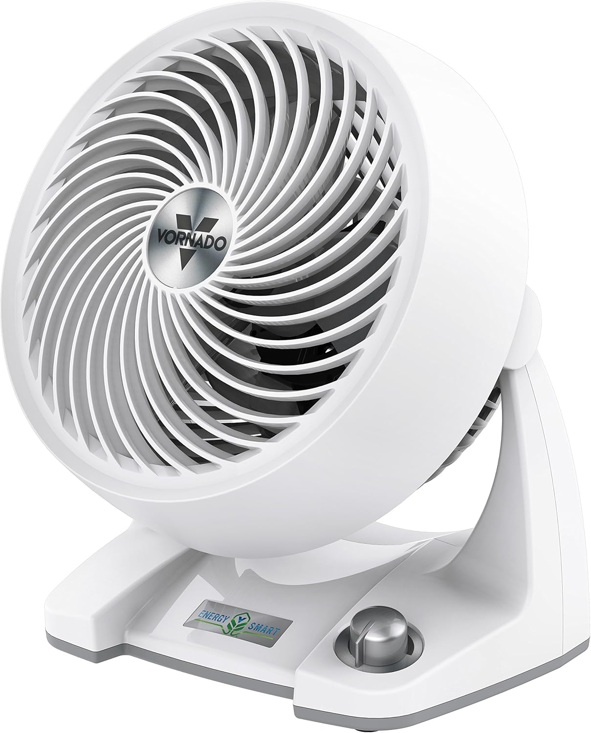 Vornado 133DC Energy Smart Compact Air Circulator with Variable Speed Control, DC Motor, Adjustable Tilt, Quiet Operation for Bedroom, Office, and Home Use, White