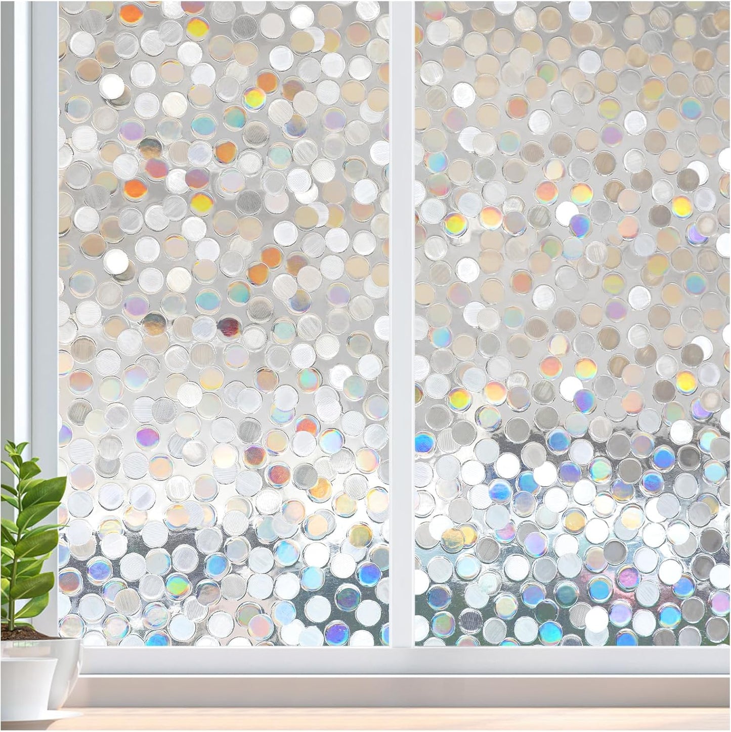 rabbitgoo Blackout Window Film Room Darkening Light Blocking 17.5" x 78.7" | Removable Static Cling without Glue, Tint & Privacy Film for Window Inside, Day & Night Sleep for Home Garage Bedroom House