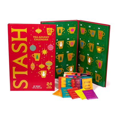 STASH Tea Advent Calendar 2026, 24 Bags, Black, Green & Herbal Teas