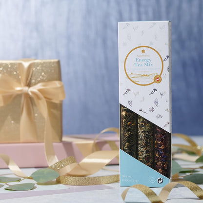 Gourmanity Bedtime Tea Sampler Gift Set, Naturally Calming Herbal Blends, Warm Up and Snuggle Down with our 3 Sleepy Tea Flavors, Product of Austria, 0.74oz