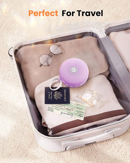 Dreamegg Portable Noise Machine for Baby Adult, Features Powerful Battery, 21 Soothing Sound, Noise Canceling for Office & Sleeping, Sound Therapy for Home, Travel, Registry Gift, Classic White