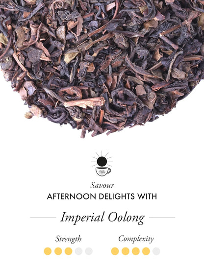 TWG Tea | Imperial Oolong | Oolong Tea | Sweet & Fruity Savour | 15 Hand Sewn Cotton Teabags | Gift Set
