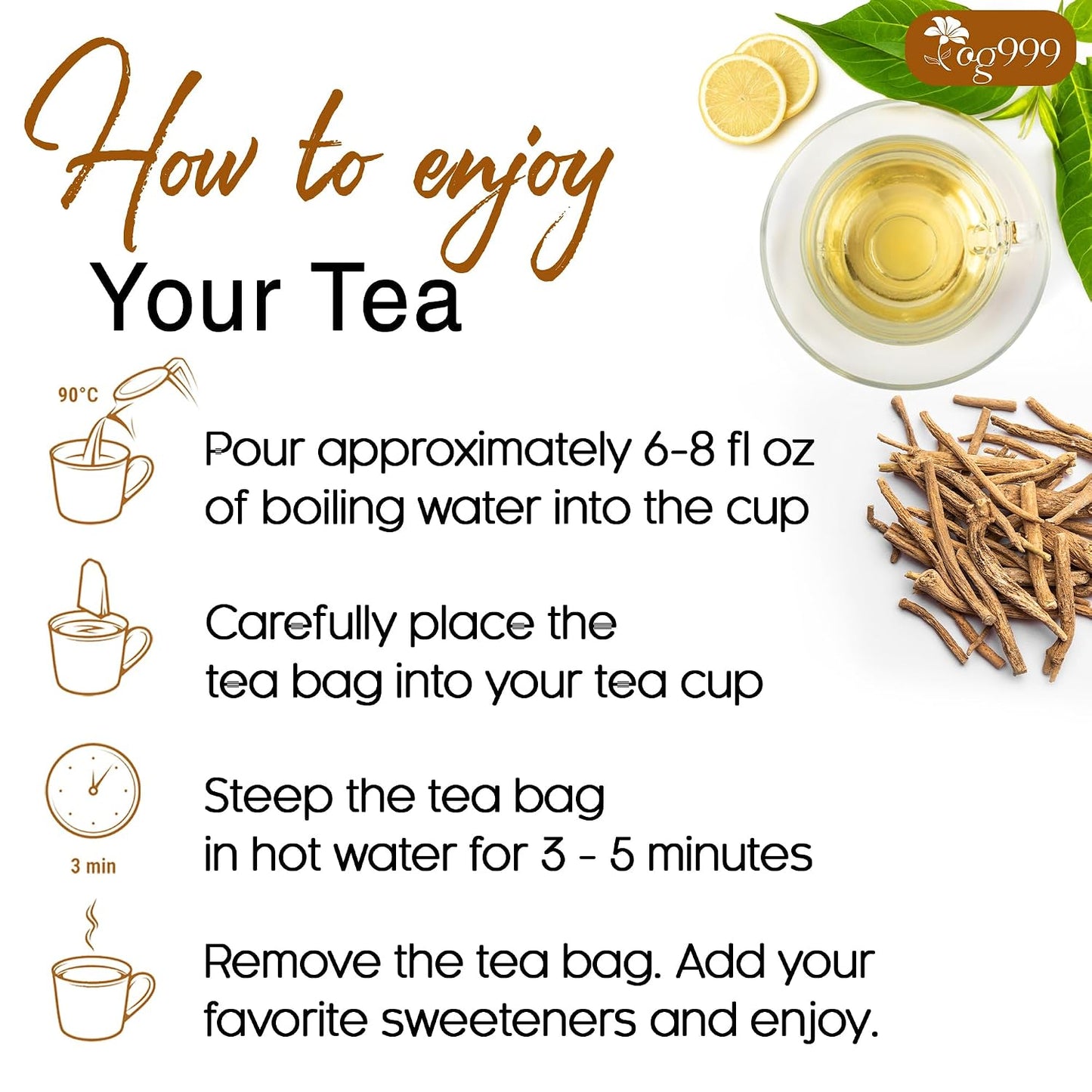 120 Bags Premium Turmeric Ginger Cinnamon Tea, Improve Digestion, Support Brain, Weight, Skin and Sleep, Eco-Conscious Tea Bags and Premium Natural Ingredients. Turmeric Ginger Herbal Tea. No Sugar, No Caffeine, No Gluten, Vegan.