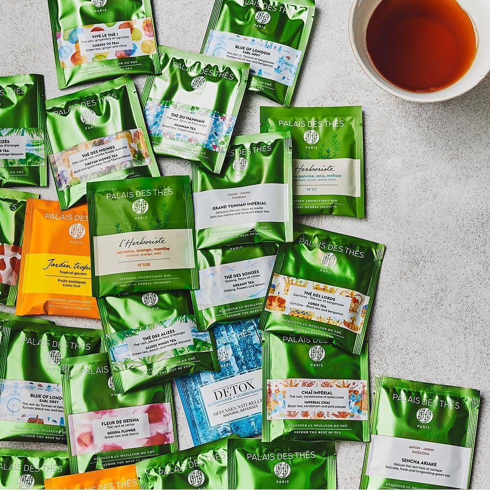 Palais des Thés - Organic Icy Mint - Peppermint Green Tea - 20 Tea Bags