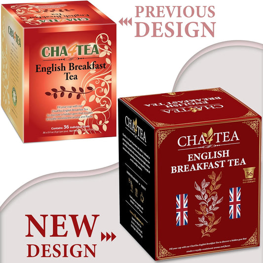 Cha4TEA 36-Count English Breakfast Tea for Keurig K-Cup