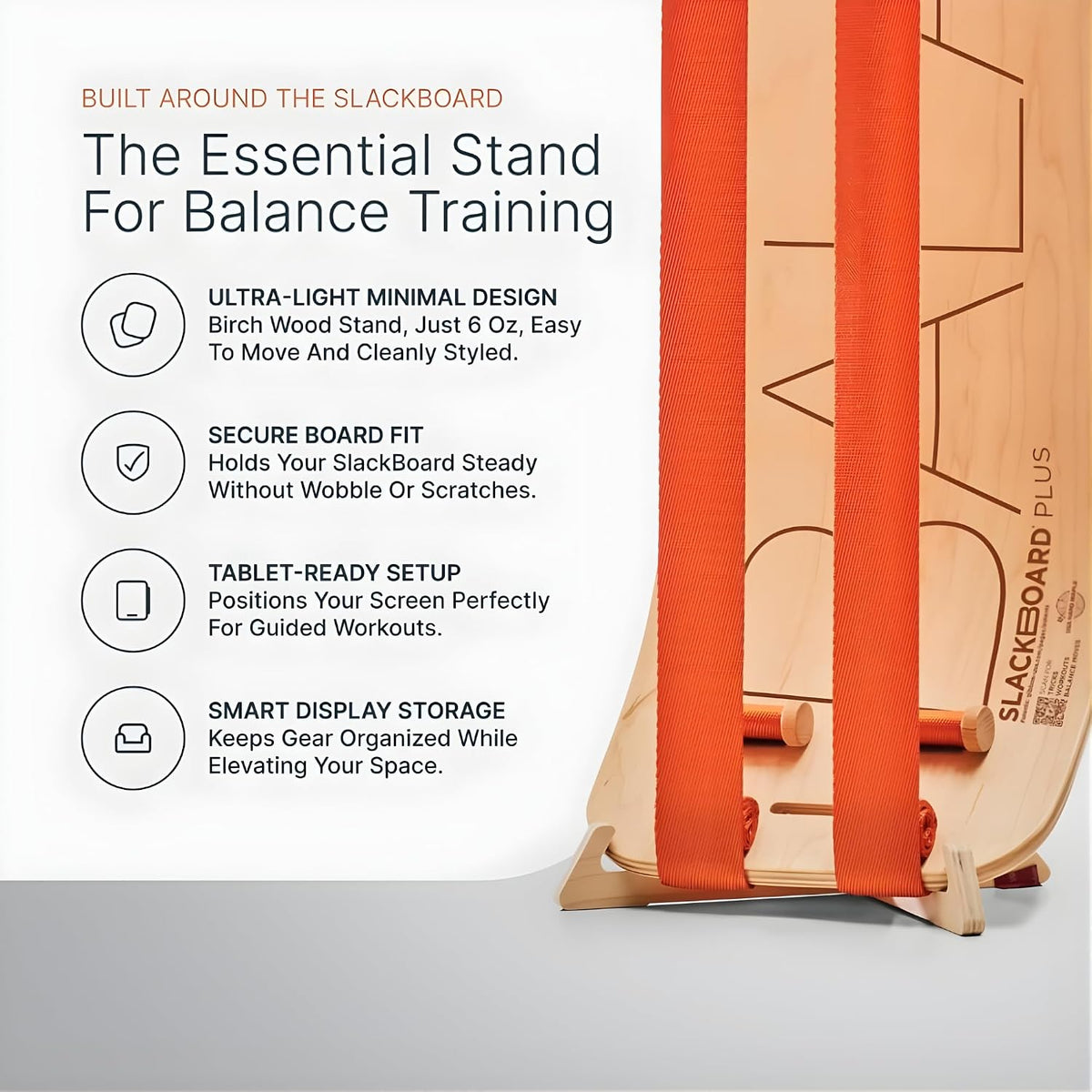 GIBBON SlackBoard, Balance Board Kids & Adults, Slackline Balance Trainer