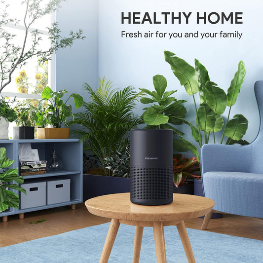 Air Purifiers for Bedroom, FULMINARE H13 True HEPA Air Filter, Quiet Air Cleaner With Night Light, Portable Small Air Purifier for Home, Office, Living Room