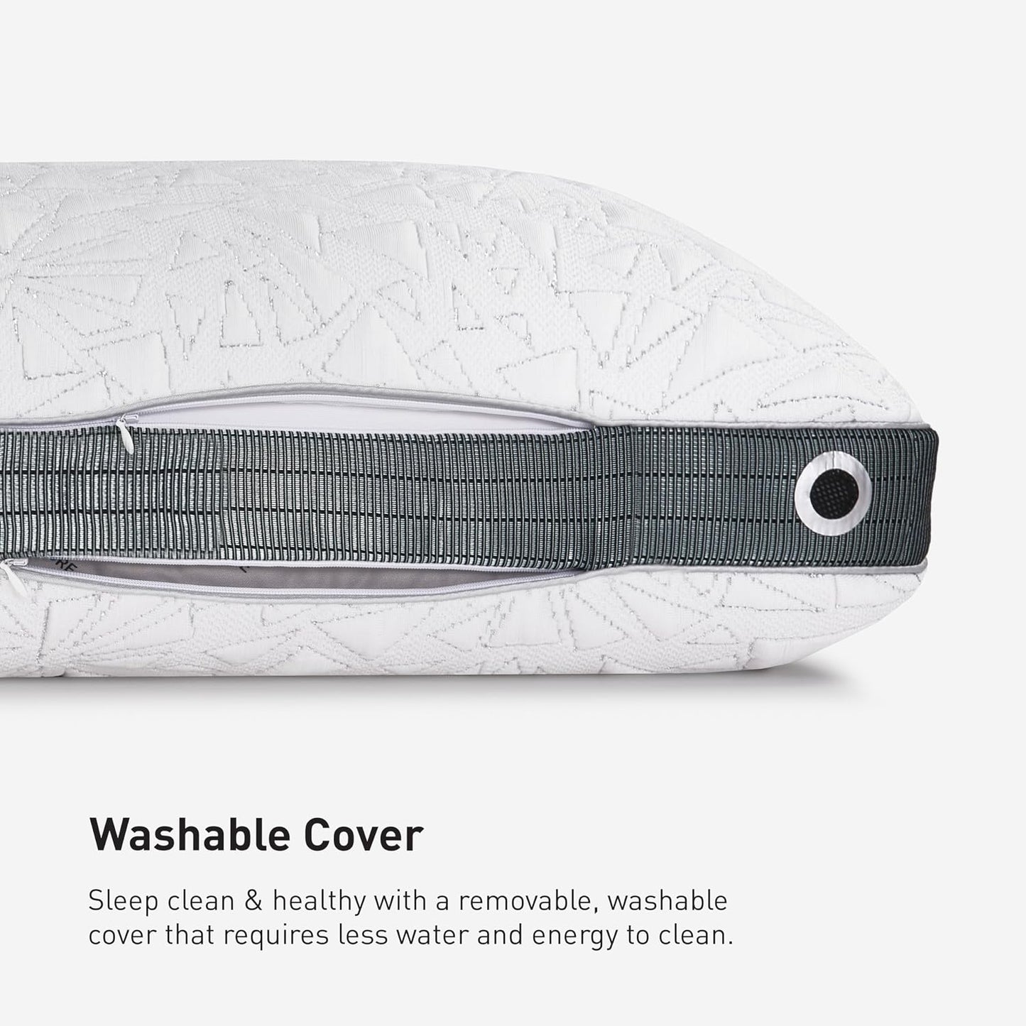 Bedgear Storm Performance Pillow, 1.0 Cooling Pillow for Side Sleepers, Medium Firm Support, Ver-Tex Cooling Cover, Air-X Mesh, Washable
