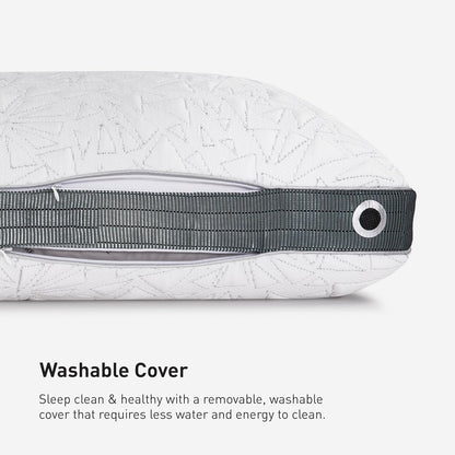 Bedgear Storm Performance Pillow, 1.0 Cooling Pillow for Side Sleepers, Medium Firm Support, Ver-Tex Cooling Cover, Air-X Mesh, Washable