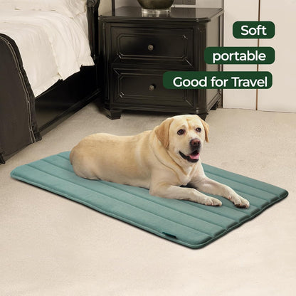 BALANCE Dog Crate Pad, Dog Foam Crate Mat Kennel Pad, Washable Water-Resistant Pet Bed Flat Dogs Cage Mat for Large Dogs