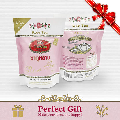 Cha Tra Mue - Thai Milk Tea (Original / Matcha / Gold Aroma / Green Tea) Sanchets 40g x 50 sanchet) (Rose Tea)