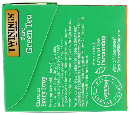 Twinings Green Tea, 1.48 Ounce Box 20 individual tea bags