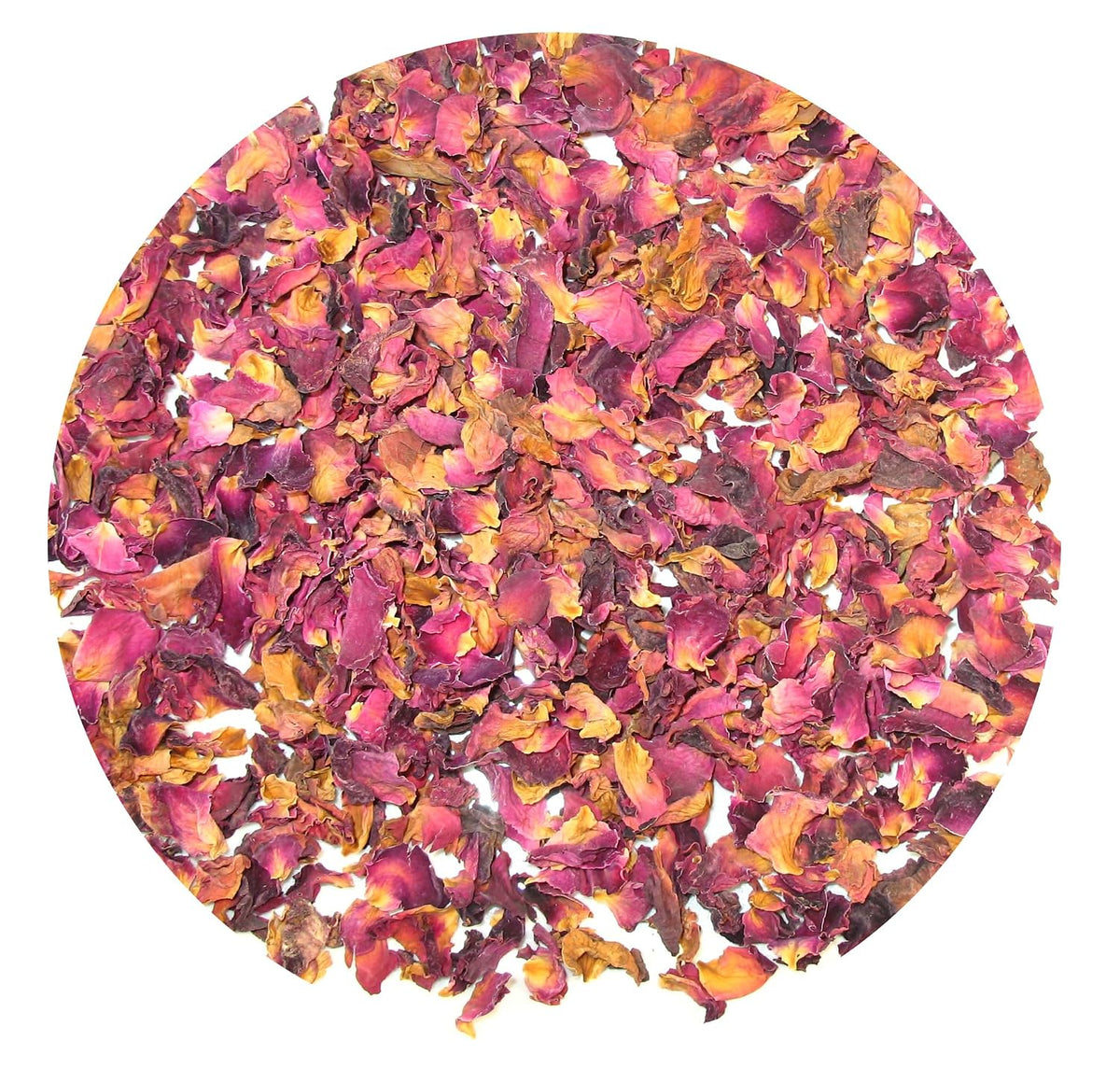 Greenhilltea Rose Petals Dried Flowers in Resealable Pouch, Edible Flowers for Herbal Tea, Rosewater, Baking, Decorating Desserts, 1 OZ bag