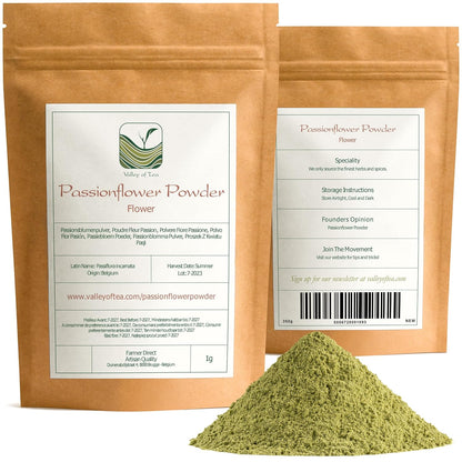 Passionflower Powder Fine Ground Dried Herb - Herbal Tea