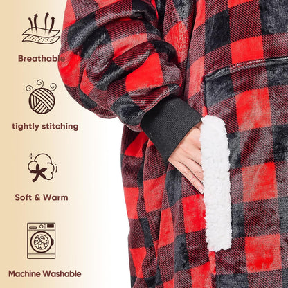 yescool Wearable Blanket Hoodie as Christmas Birthday Gifts for Women Mom - Colors B