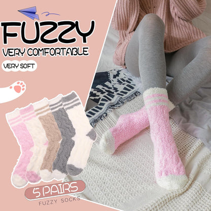EBMORE Womens Fuzzy Socks Slipper Fluffy Cozy Comfy Cabin Plush Warm Winter Sleep Home Soft Socks