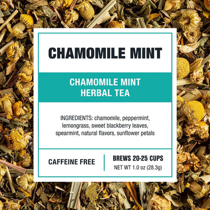 Tiesta Tea - Lavender Chamomile Herbal Tea, Loose Leaf, Calming Blend with Chamomile and Lavender, Caffeine-Free Herbal, Great for Hot or Iced Brews, Resealable Bulk Pouch, 200 Cups, 8 Ounce