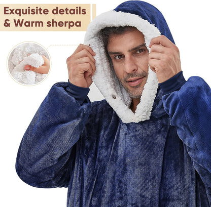 yescool Wearable Blanket Hoodie as Christmas Birthday Gifts for Women Mom - Colors B