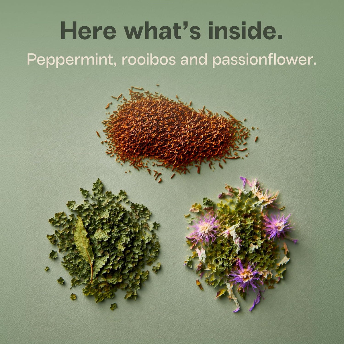 Viante Minty Dream Caffeine Free Herbal Tea, Loose Leaf Peppermint Tea with Rooibos and Passionflower, Naturally Caffeine Free Evening Tea, Calm Wind Down Blend, 3.5 oz Resealable Pouch