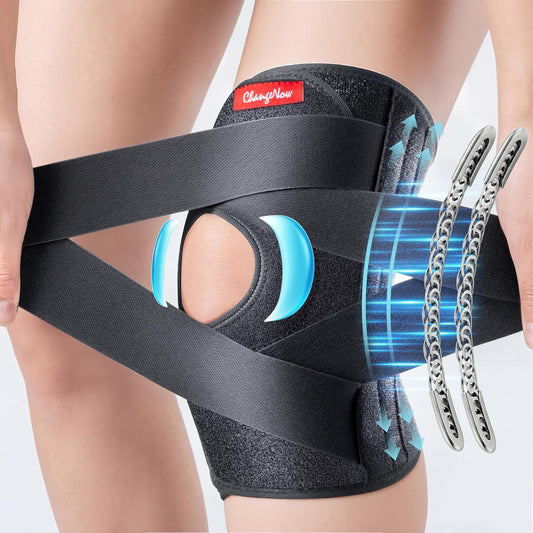 Medical Knee Brace for Women & Men,Knee Support with Side Stabilizers