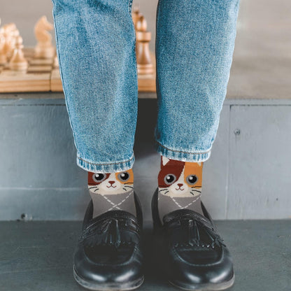 Jeasona Cute Cat Gifts for Women Animal Cat Socks Wife Mom Girlfriend Daughter