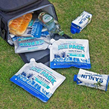 Cooler Ice Packs Reusable Ice Packs for Coolers Long Lasting Freezer Packs for Cooler Bag, Lunch Bags, Cooler Backpacks