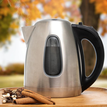 Mixpresso Electric Kettle Temperature Control, Hot Water Kettle Electric, Cordless 1 Liter Capacity, Keep Warm & LED Indicator, Auto-Shutoff, Boil-Dry Protection, Stainless Steel Electric Kettle