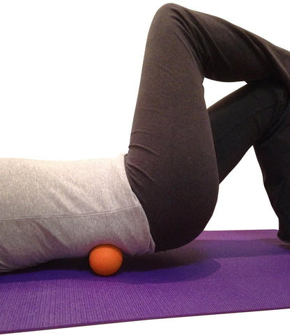Kieba Massage Lacrosse Balls for Myofascial Release, Trigger Point Therapy, Muscle Knots, and Yoga Therapy. Set of 2 Firm Balls (Pink and Purple)