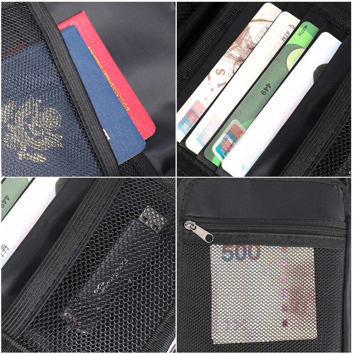ENGPOW Small Fireproof Storage Organizer Case with Lock, 9”x 5.3”x 3.7”