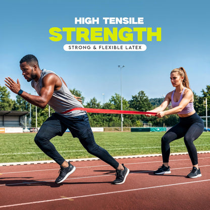 Pull Up Resistance Bands Set of 5 (8-125 lbs) Heavy Duty Workout Bands