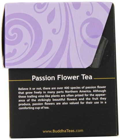 Buddha Teas Passion Flower Tea, 18 Count (Pack of 6)