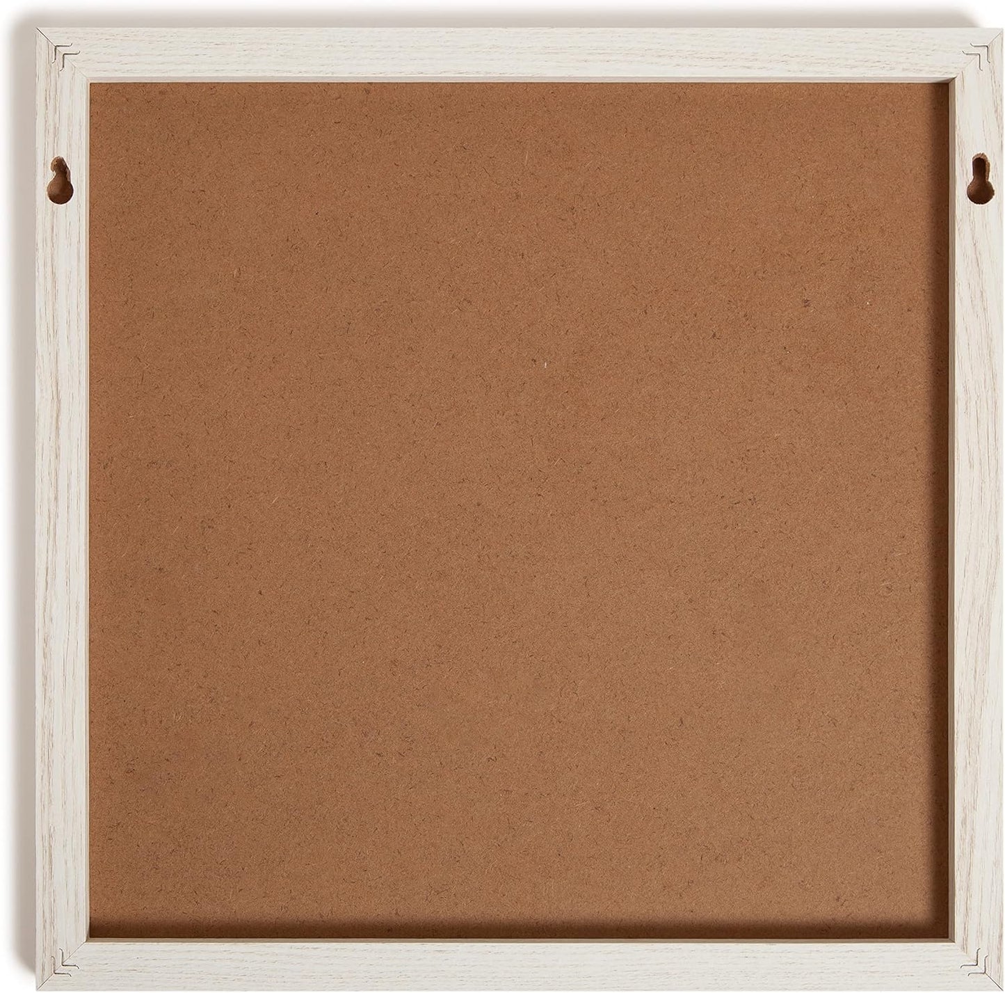 U Brands Rustic Weekly Dry Erase Board with White Wooden Frame, Office Supplies, 14” x 14”