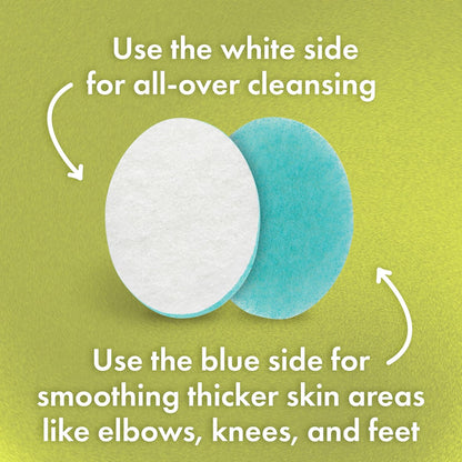 Buf-Puf Body Sponge, Bath Sponge, Dermatologist Developed, Cleanses Skin of Dirt, and Excess Oil, Reusable, Exfoliating, 1 Count