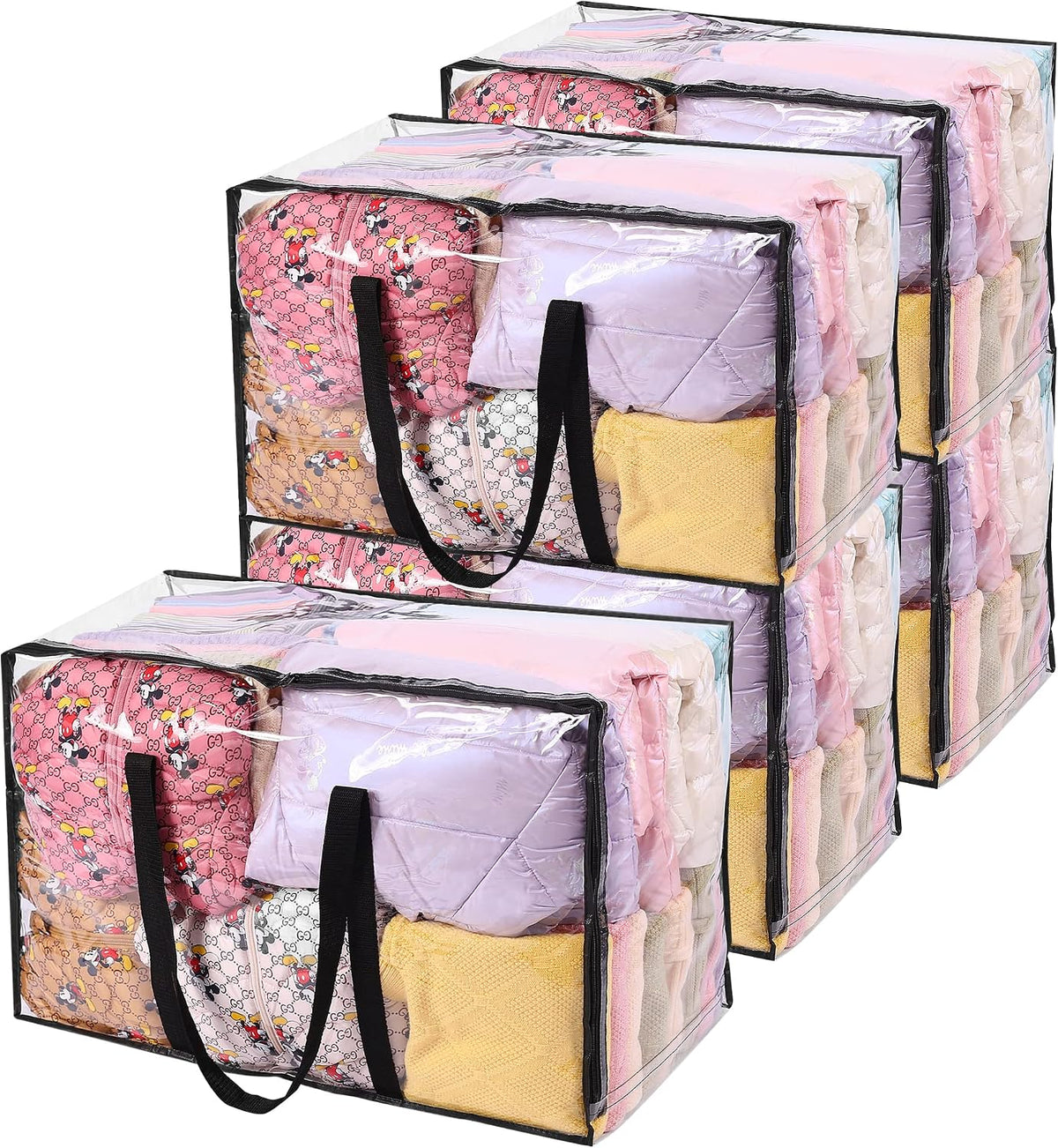Vieshful Clear Storage Bags for Clothes Blanket Comforter & Bedding