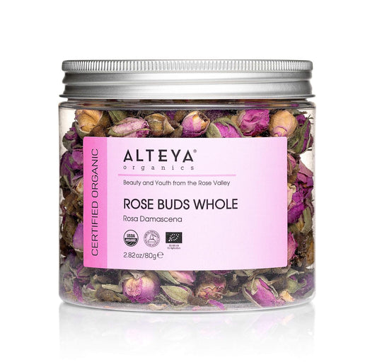 Alteya Organics Rose Bud Tea USDA Certified Organic Herbal Tea
