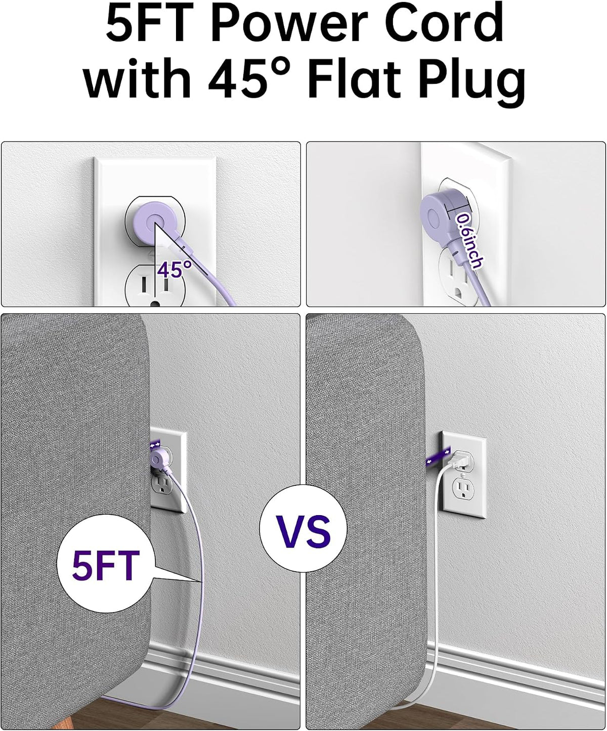 10-in-1 Power Strip with USB C Ports, 35W USB, 4 AC & 6 USB Ports