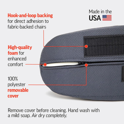 OPTP The Original McKenzie SuperRoll - USA-Made Low Back Lumbar Pillow for Office Chair Lumbar Support, Car Back Support Seat Cushions and Travel. The Preferred Lumbar Cushion by Physical Therapists.