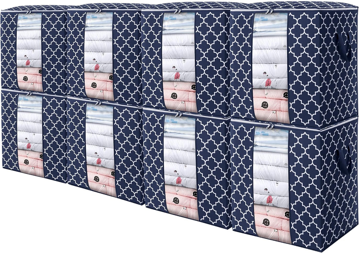 Storage Bags 3 Pack 100L Clothes Organization and Storage Containers